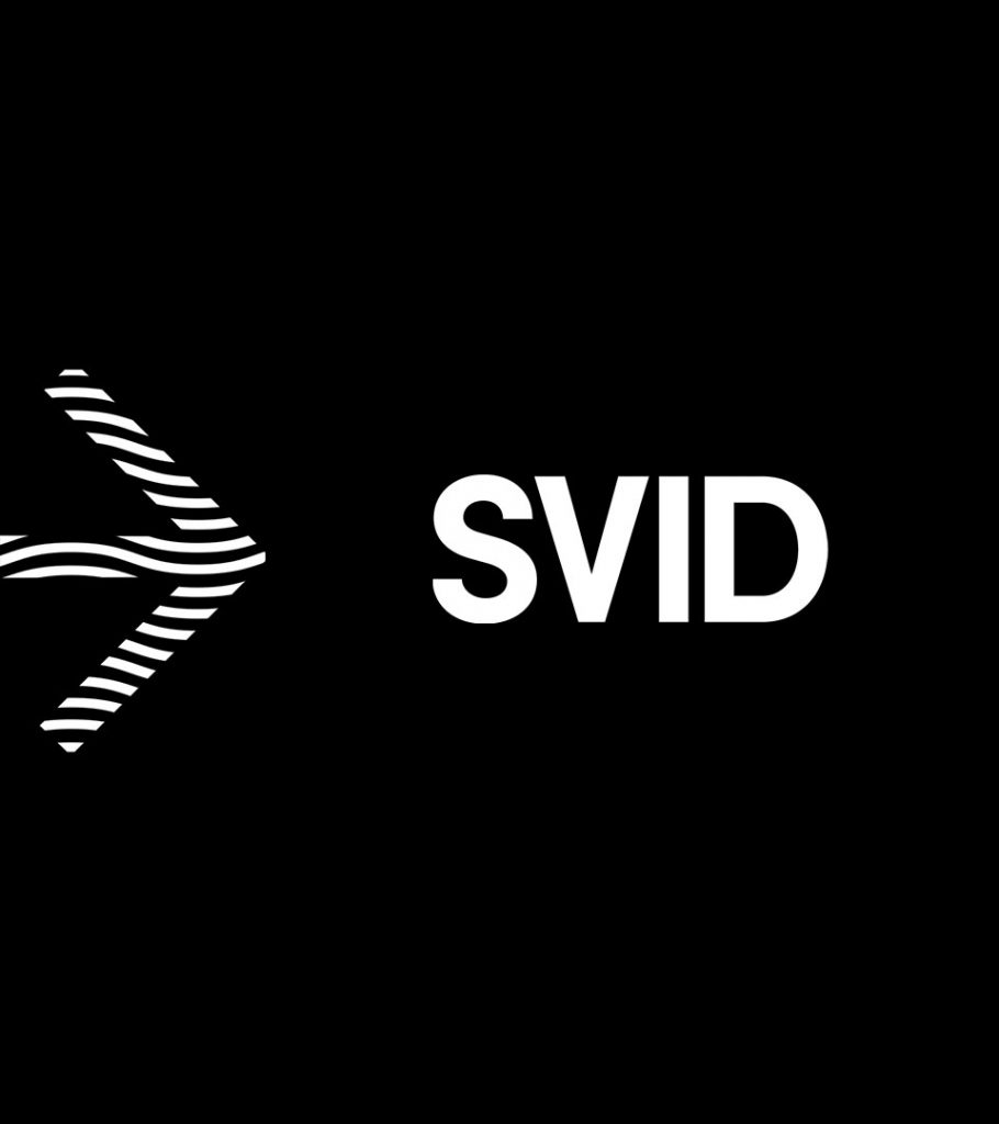 SVIDs nya logotyp och pil.