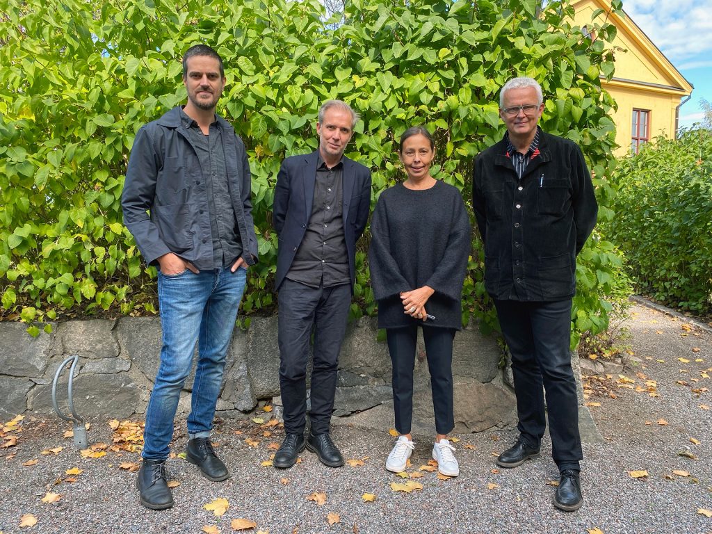 Daniel Byström, Jonas Olsson (vd SVID), Lisa Daram, Mats Widbom (vd Svensk Form)